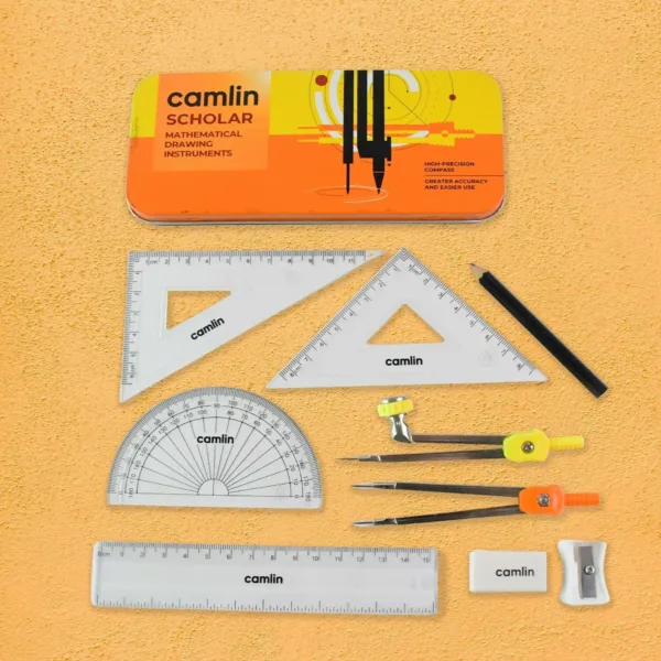 Mathematical Drawing Instruments Box – Complete Geometry Set