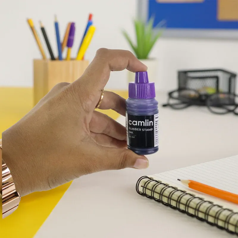 Violet Rubber Stamp Ink – Quick-Drying, Vibrant 25 ml - Detailed Feature View 1