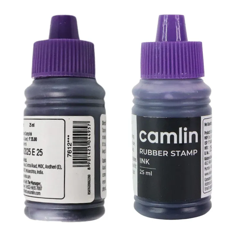 Violet Rubber Stamp Ink – Quick-Drying, Vibrant 25 ml - Detailed Feature View 2