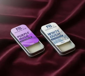 White Oud & Purple Musk Solid Perfume – Alcohol-Free Long-Lasting Fragrance
