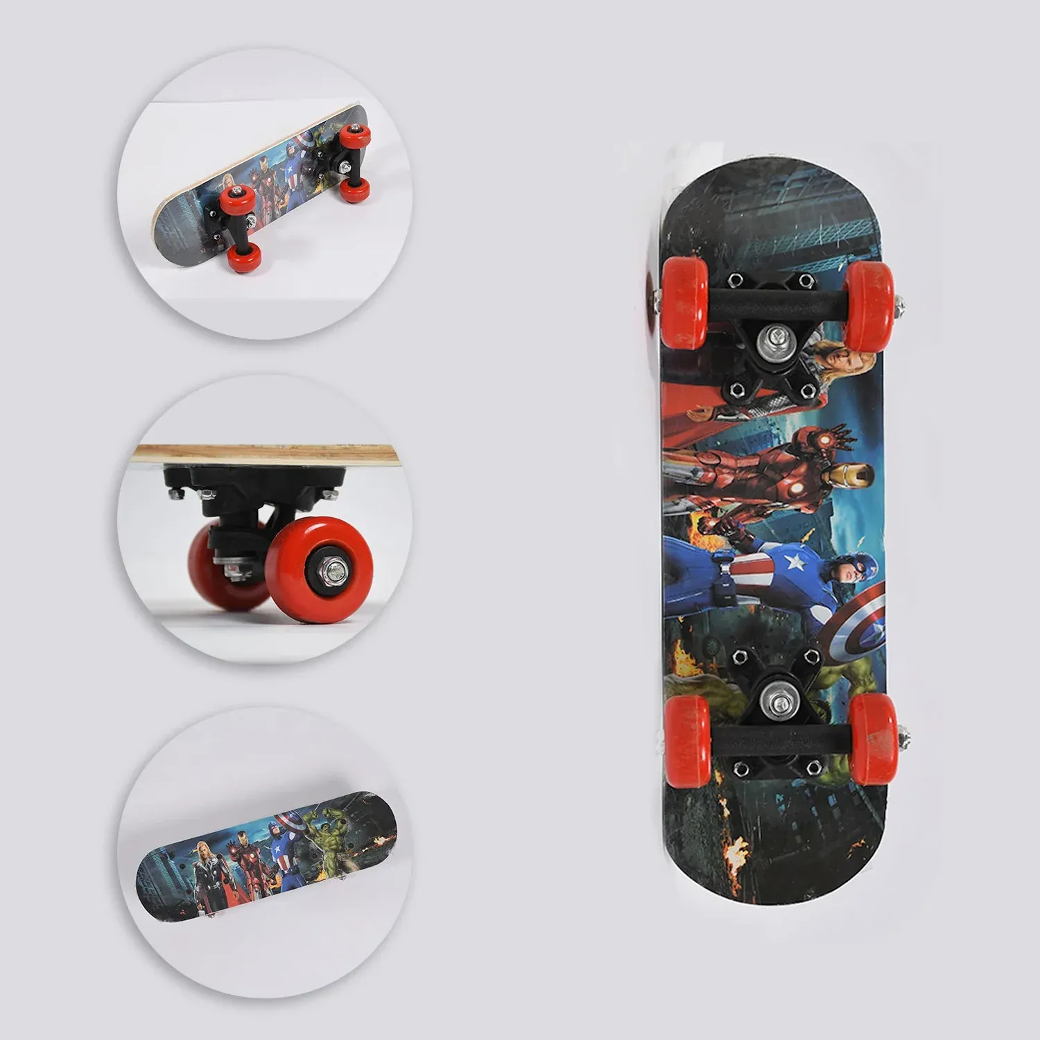Wood Skateboard – Lightweight & Durable for All Ages | Konex - Detailed Feature View 7
