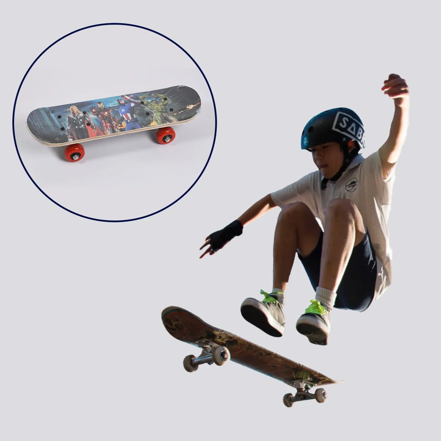 Wood Skateboard – Lightweight & Durable for All Ages | Konex - Detailed Feature View 3