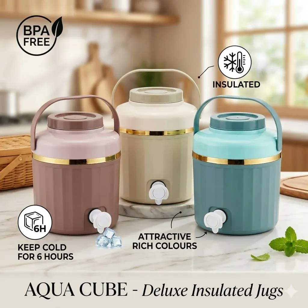 Water Jug Insulated – Keeps Drinks Hot & Cold for Hours - Detailed Feature View 2