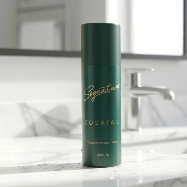 Signature Cocktail Deodorant Body Spray – Long Lasting Fragrance for Men
