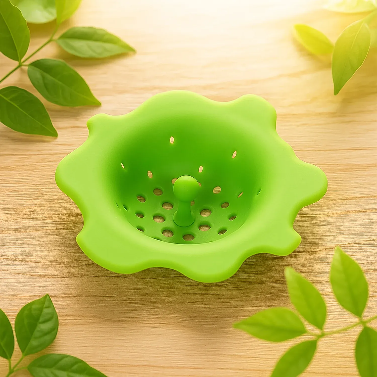 Silicone Sink Strainer – Flexible, Anti-Clog Hair Catcher - Detailed Feature View 5
