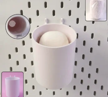 Soap Box with Drainage – Plastic Glass Shape Soap Holder