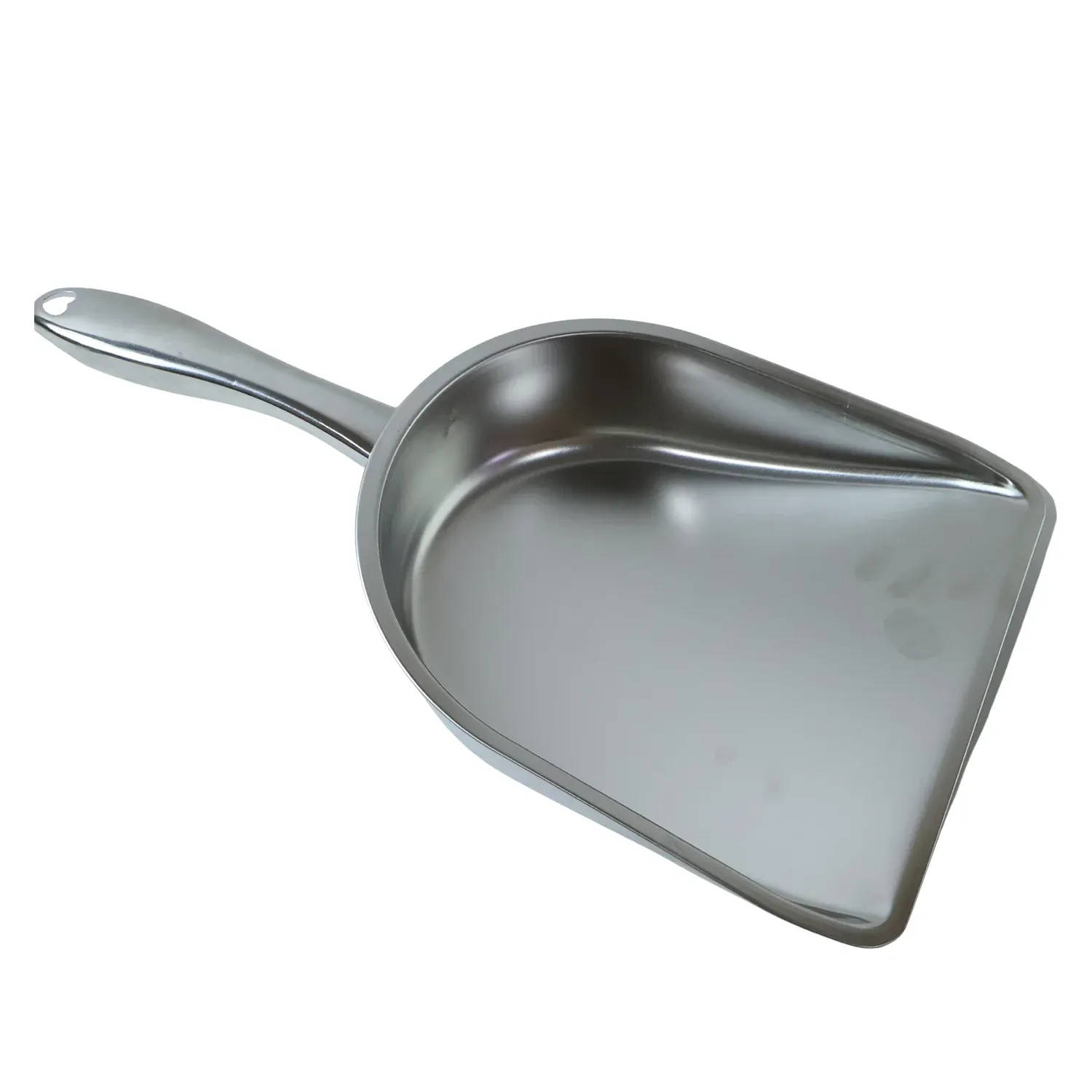 Stainless Steel Dustpan – Heavy Duty Cleaning Tool with Handle - Detailed Feature View 4