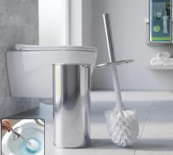 Toilet Cleaning Brush – Durable with Long Handle and Holder