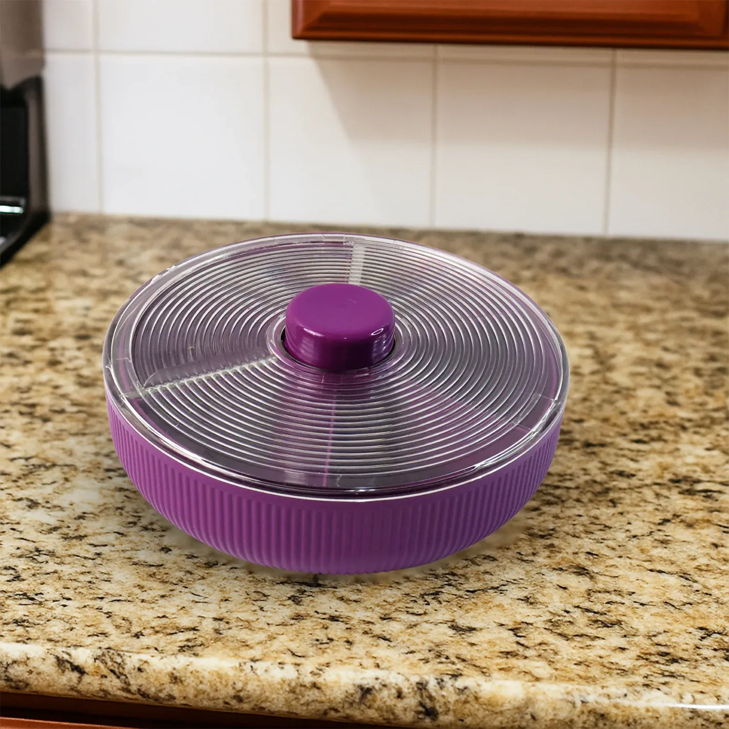 Rotating Dry Fruit Storage Container – Multipurpose Snack Organizer - Detailed Feature View 6