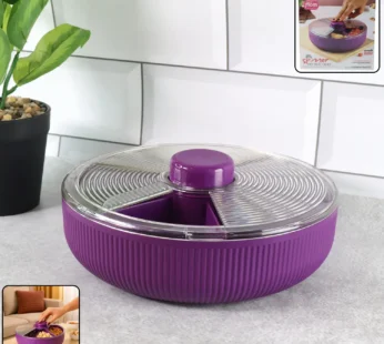 Rotating Dry Fruit Storage Container – Multipurpose Snack Organizer