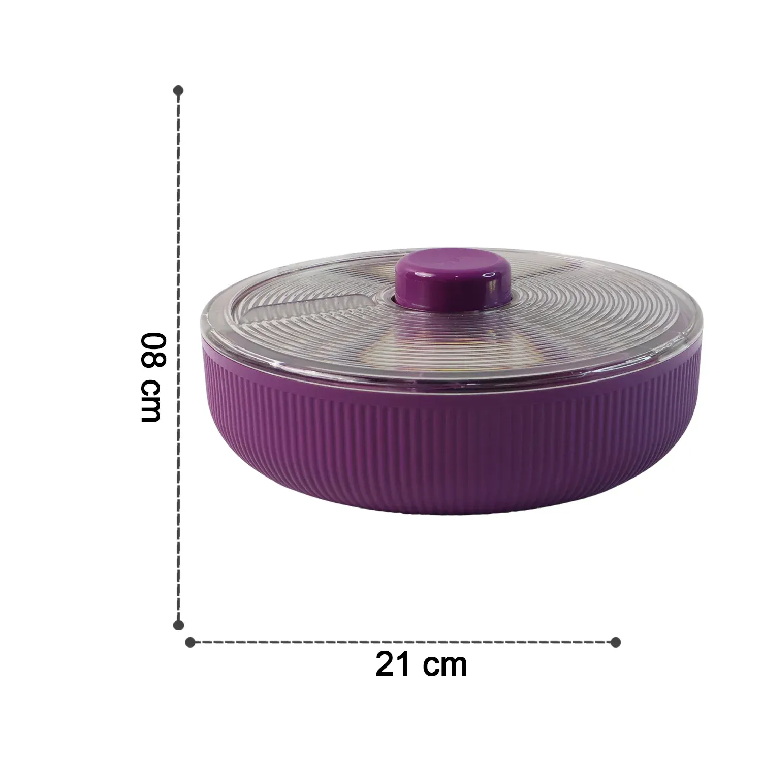 Rotating Dry Fruit Storage Container – Multipurpose Snack Organizer - Detailed Feature View 3