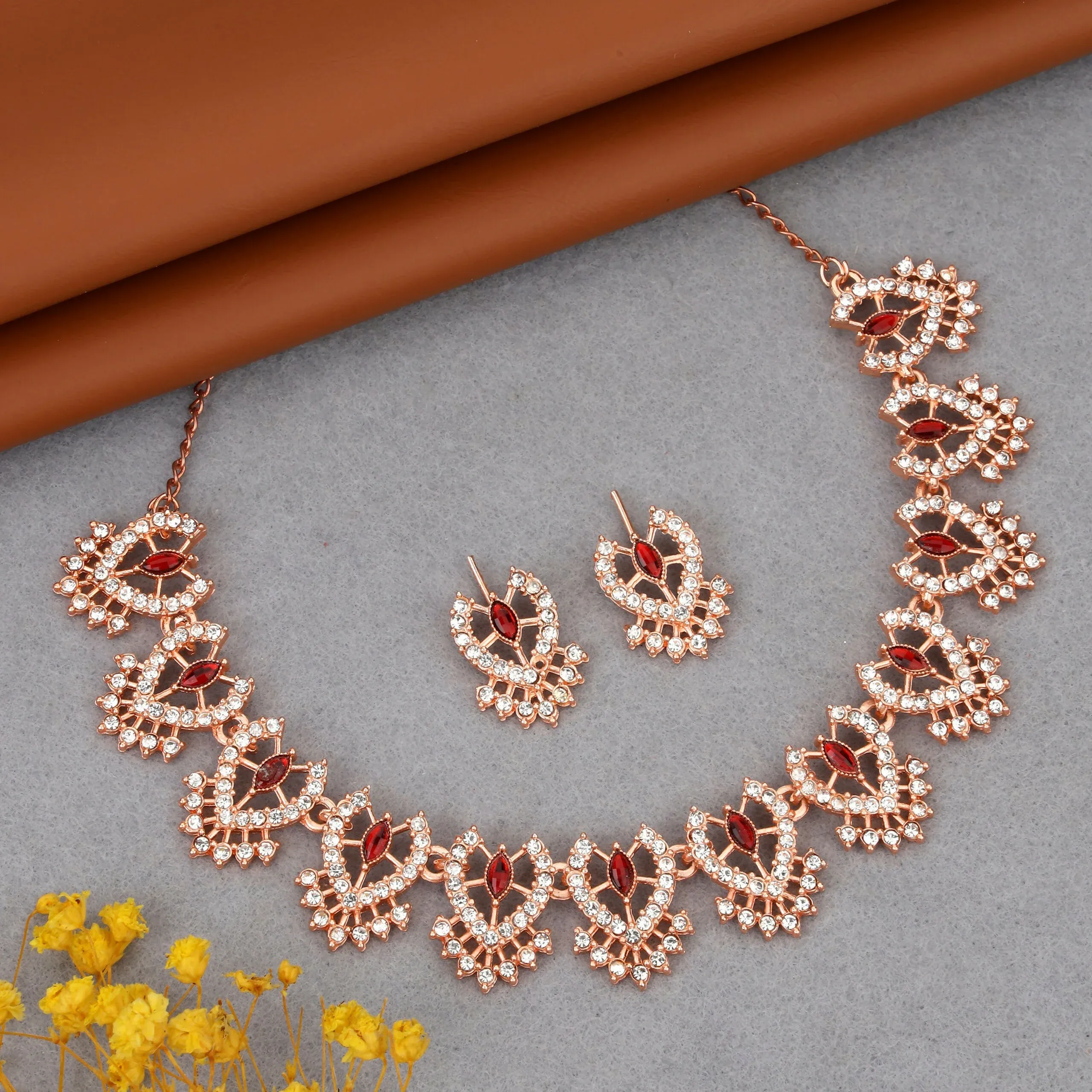 Premium Gold-Tone Black Stone Choker with Pearl Drops – Elegant Evening Wear - Buy Online at Alikart