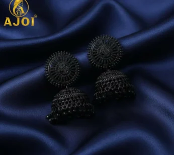 Traditional Jhumka Earrings – Intricate Vintage Design and Light Comfort