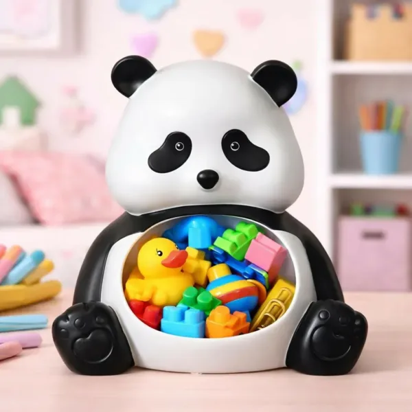 Panda Storage Organizer Basket for Toys Stationery Home Desk Decor
