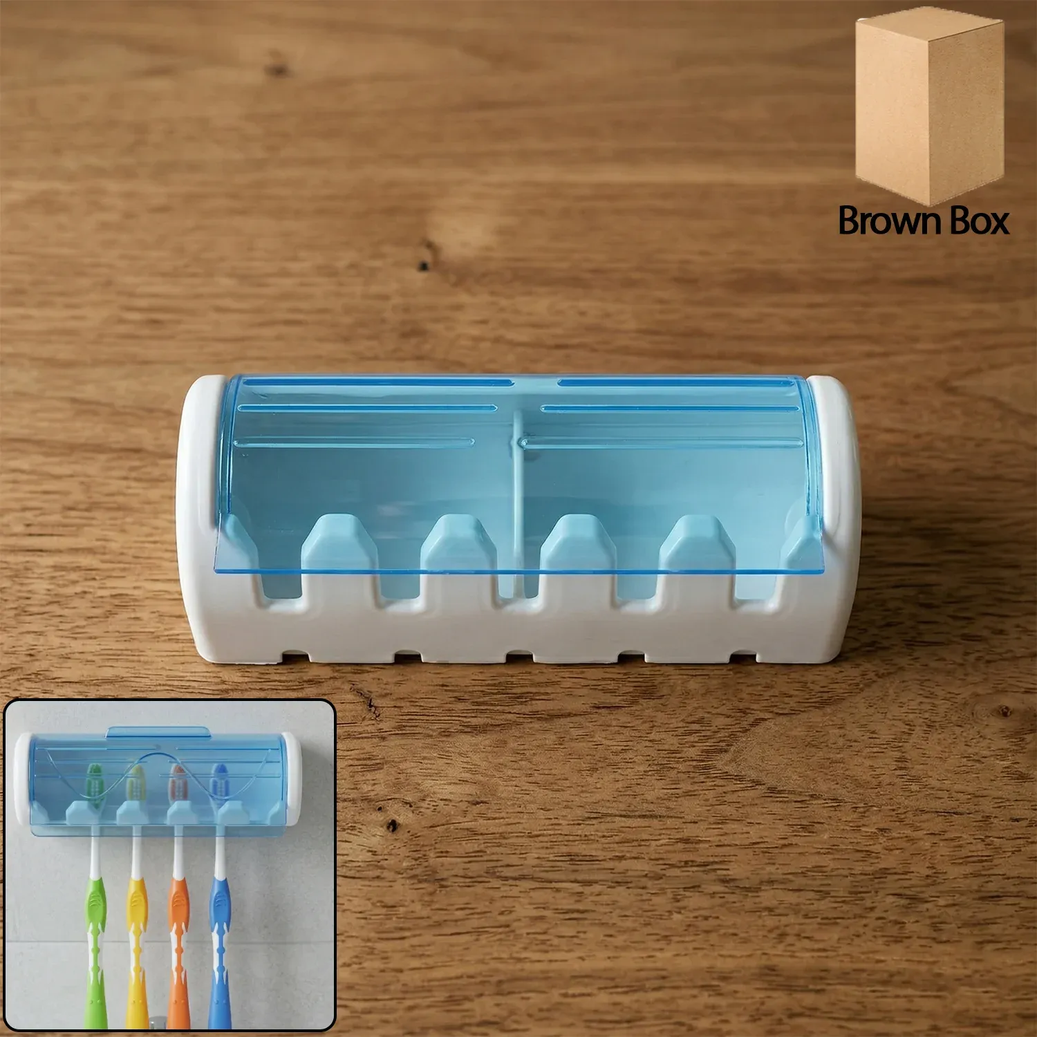 Premium Wall Mounted Toothbrush Holder – Hygienic & Space-Saving Design - Buy Online at Alikart