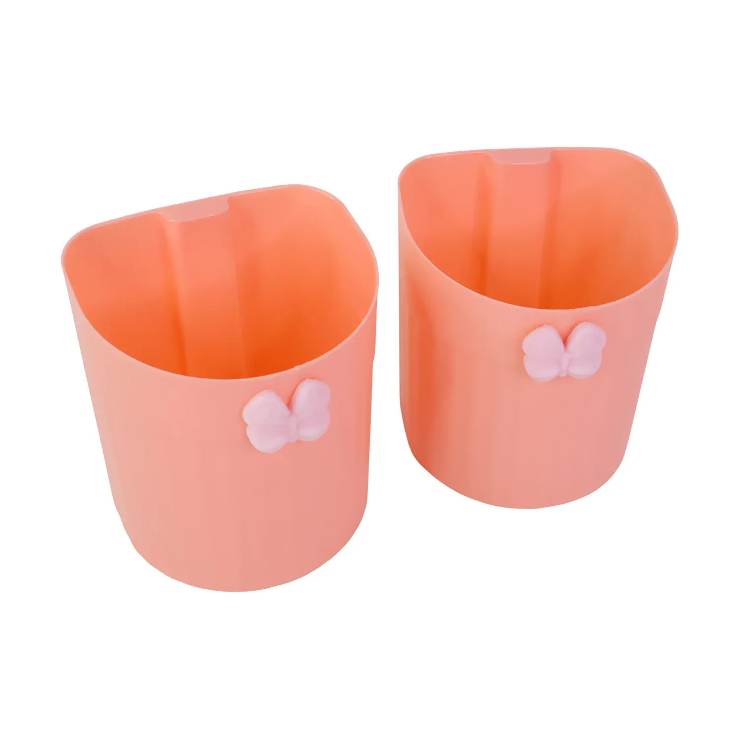 Wall-Mounted Toothbrush Holder – Butterfly Design, 2 Pc Set - Detailed Feature View 4