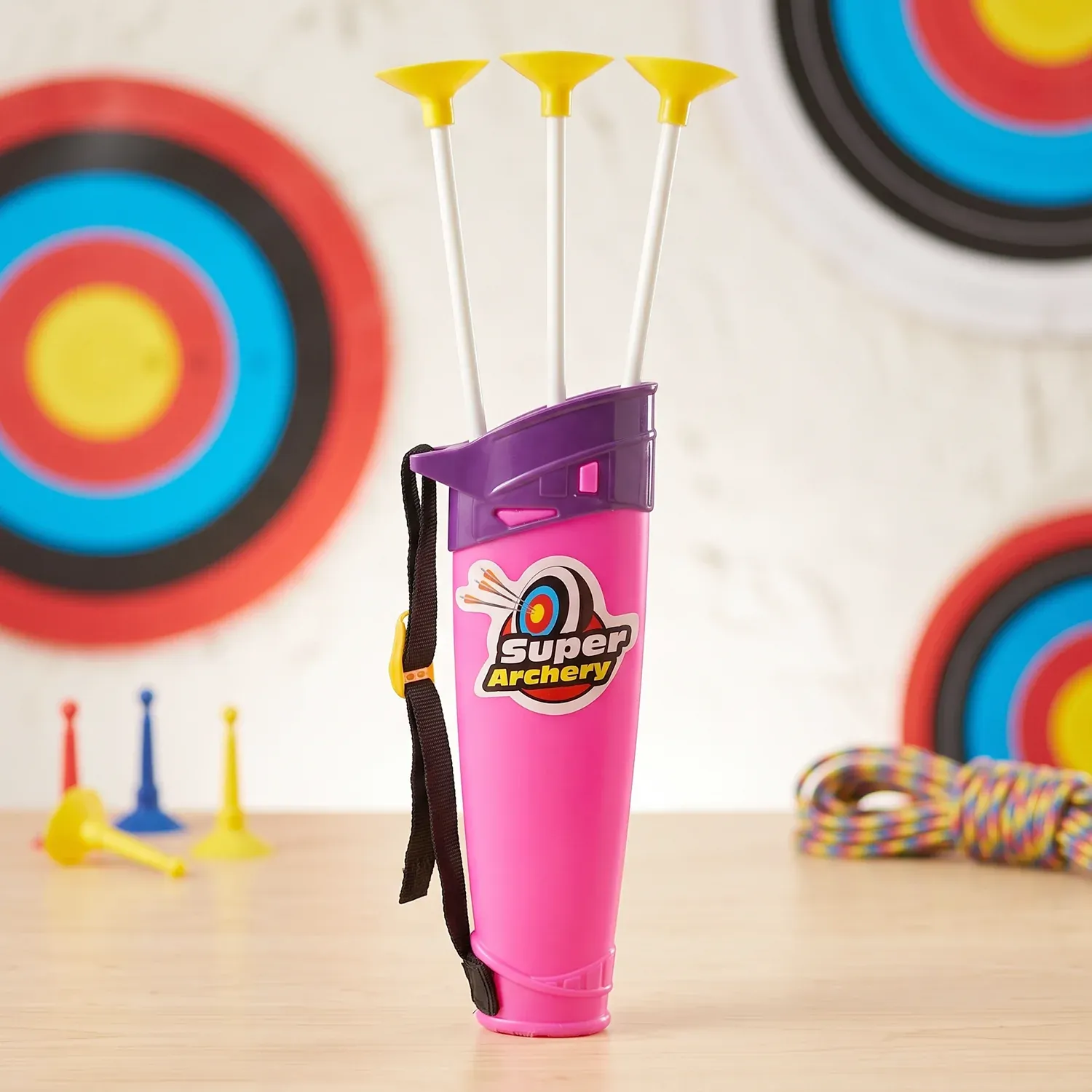 Kids Archery Set – Dhanush Baan Toy with Target & Arrows | Aditi - Detailed Feature View 3