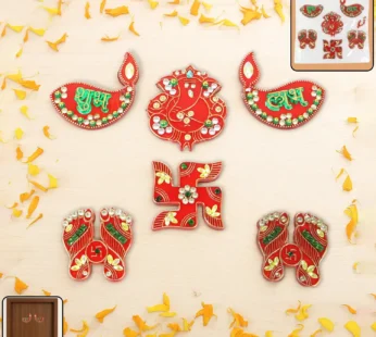 Shubh Labh Door Hanging Set – 6 Pieces Traditional Festive Decor