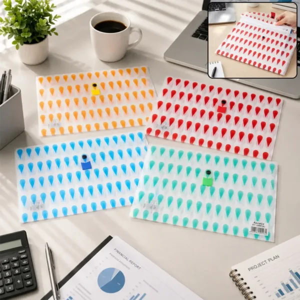 A4 Document Envelope Folders – Secure, Durable & Stylish