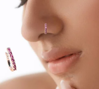 Non-Pierced Nose Ring Set – 5 Gold-Tone Clip-On Styles