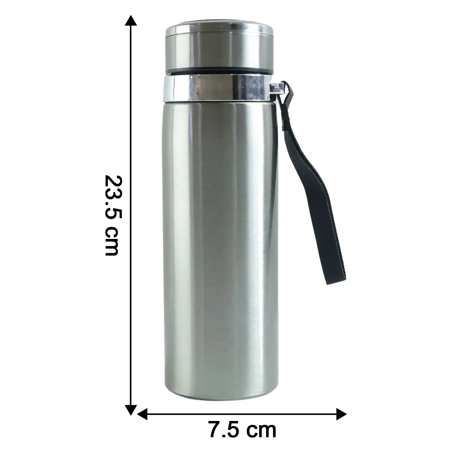 Stainless Steel Vacuum Flask – Keeps Beverages Hot & Cold - Detailed Feature View 5