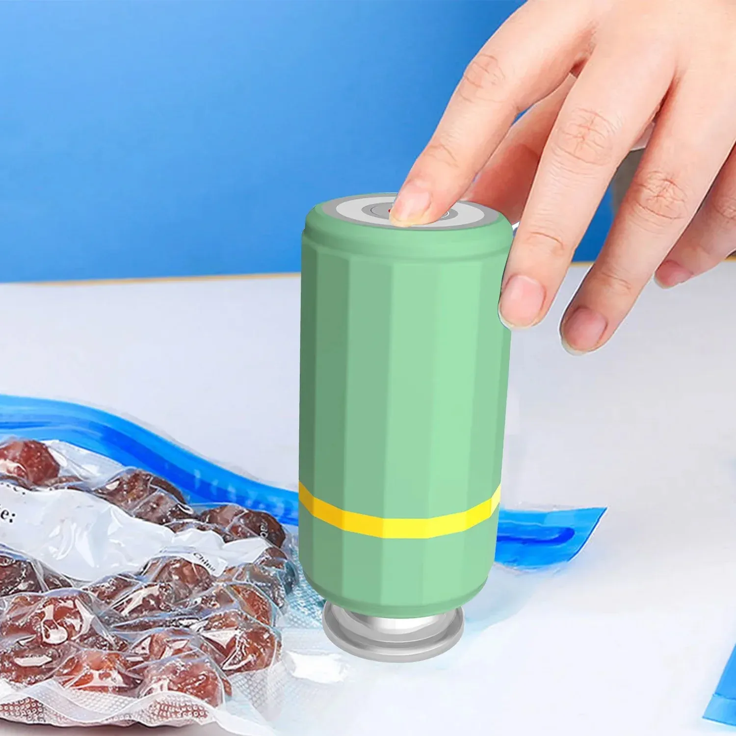 Portable Electric Vacuum Sealer – Compact Food Preservation Tool - Detailed Feature View 4