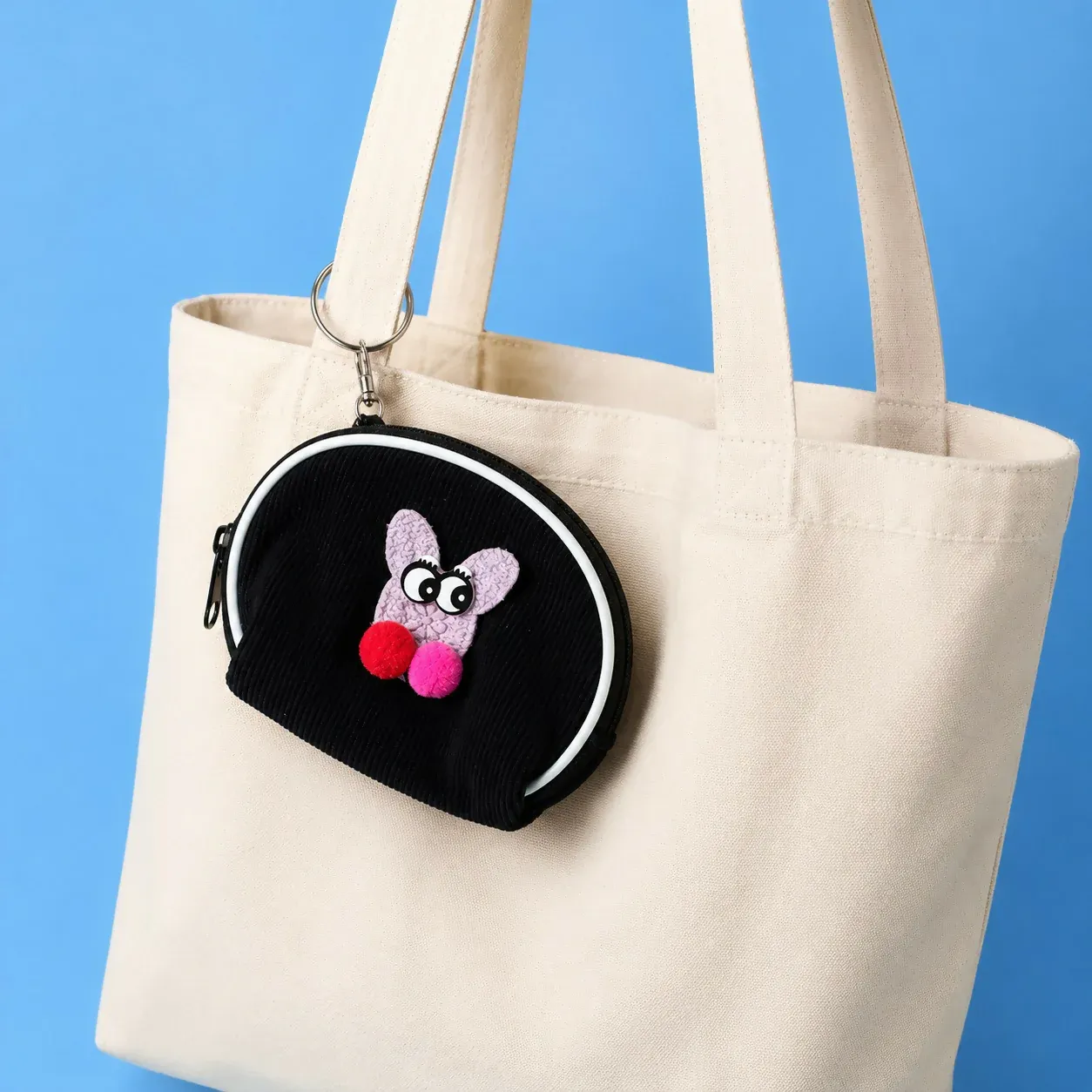 Premium Cute Bunny Mini Coin Pouch Keychain – Compact & Stylish Storage - Buy Online at Alikart