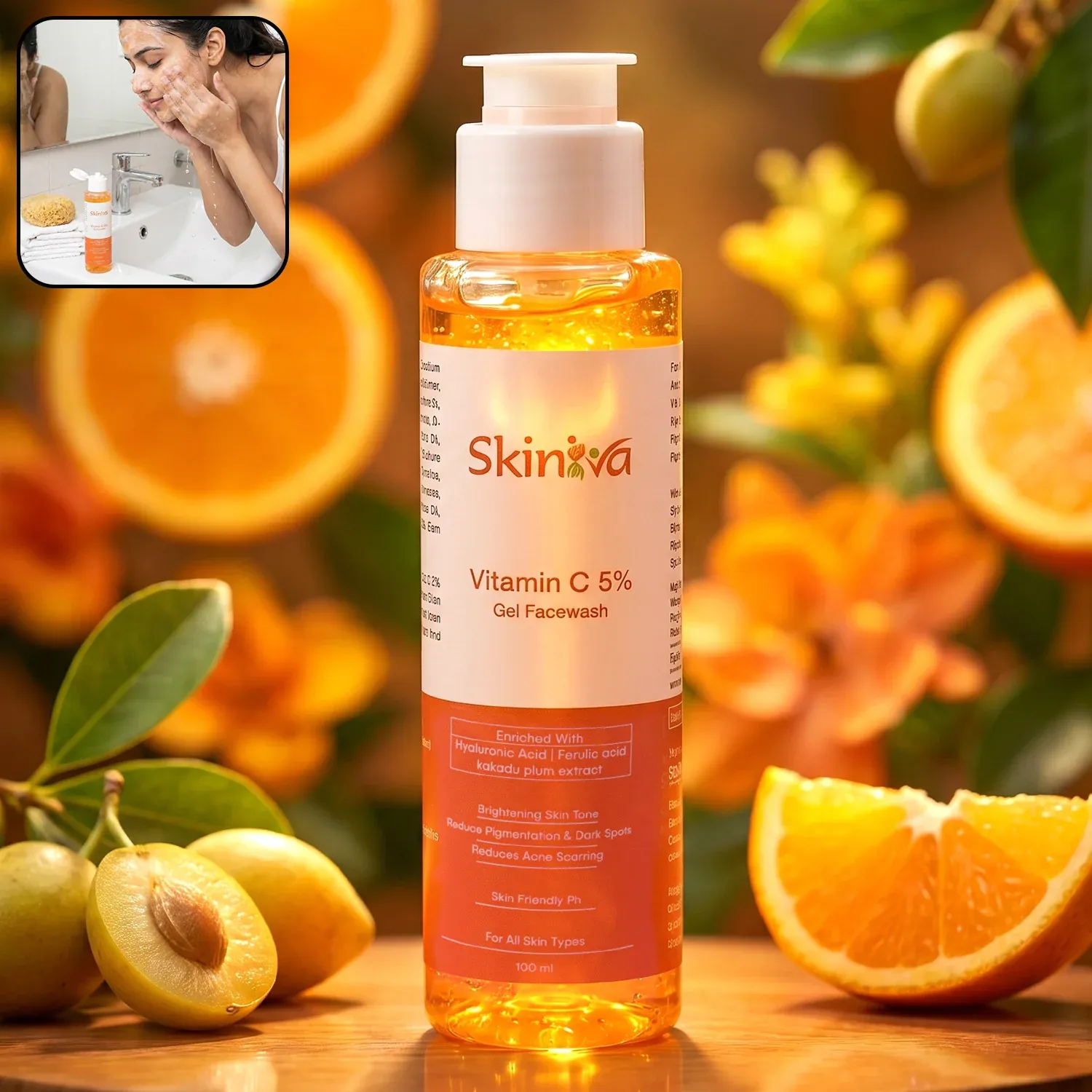 Premium Brightening Vitamin C Face Wash – Glowing Skin & Deep Cleansing - Buy Online at Alikart
