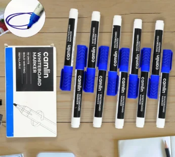 Whiteboard Marker – Bold, Refillable, Easy Wipe Blue (Pack of 10)