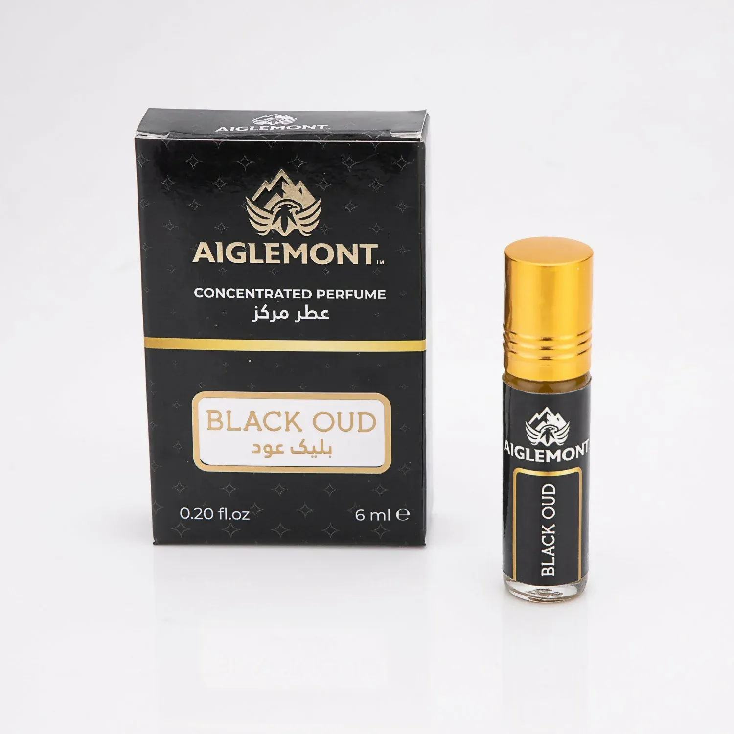 Black Oud Roll-on Attar – Alcohol-Free, Long Lasting 6ml - Detailed Feature View 1