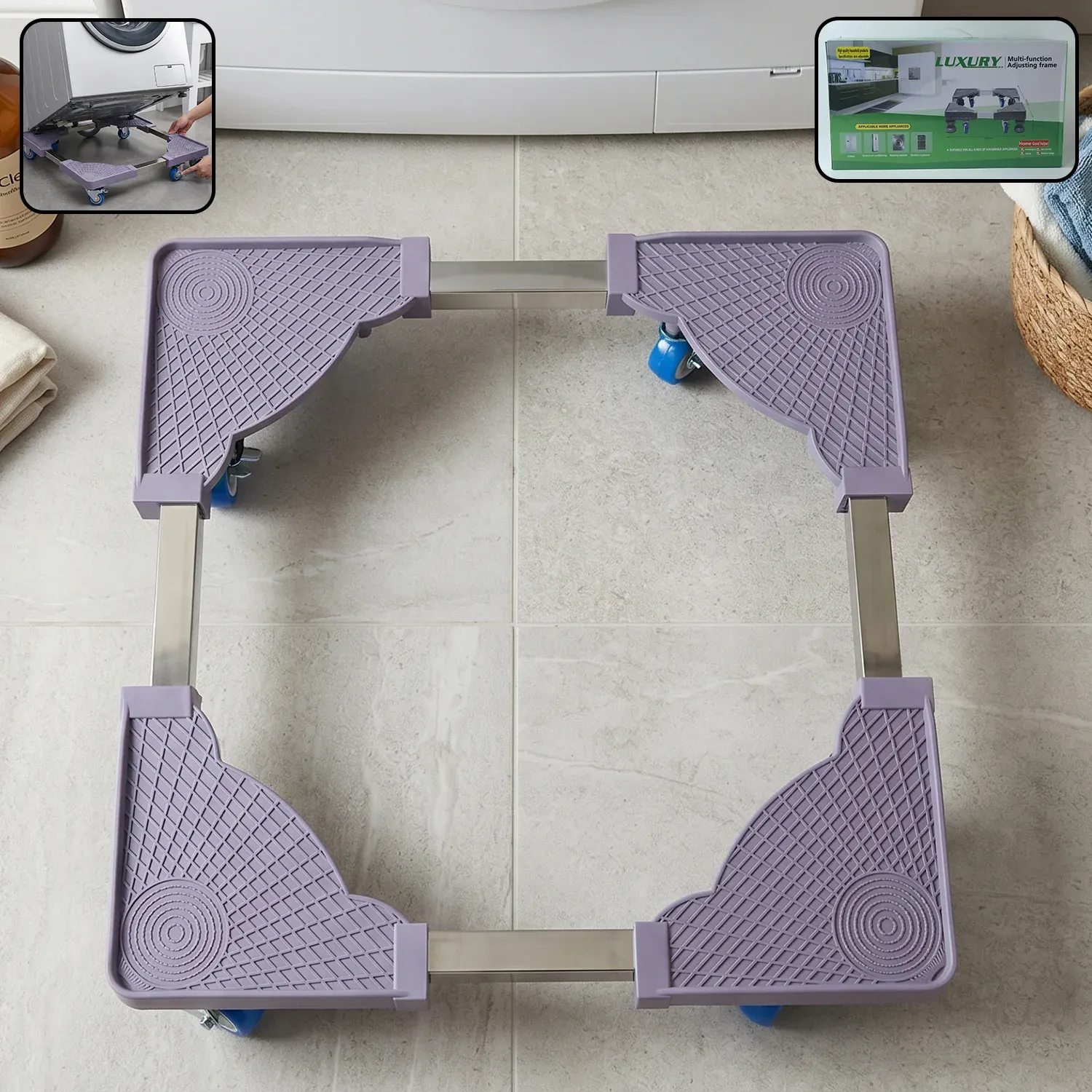 Premium Adjustable Appliance Stand – Easy Move & Stable Support for Home Appliances - Buy Online at Alikart