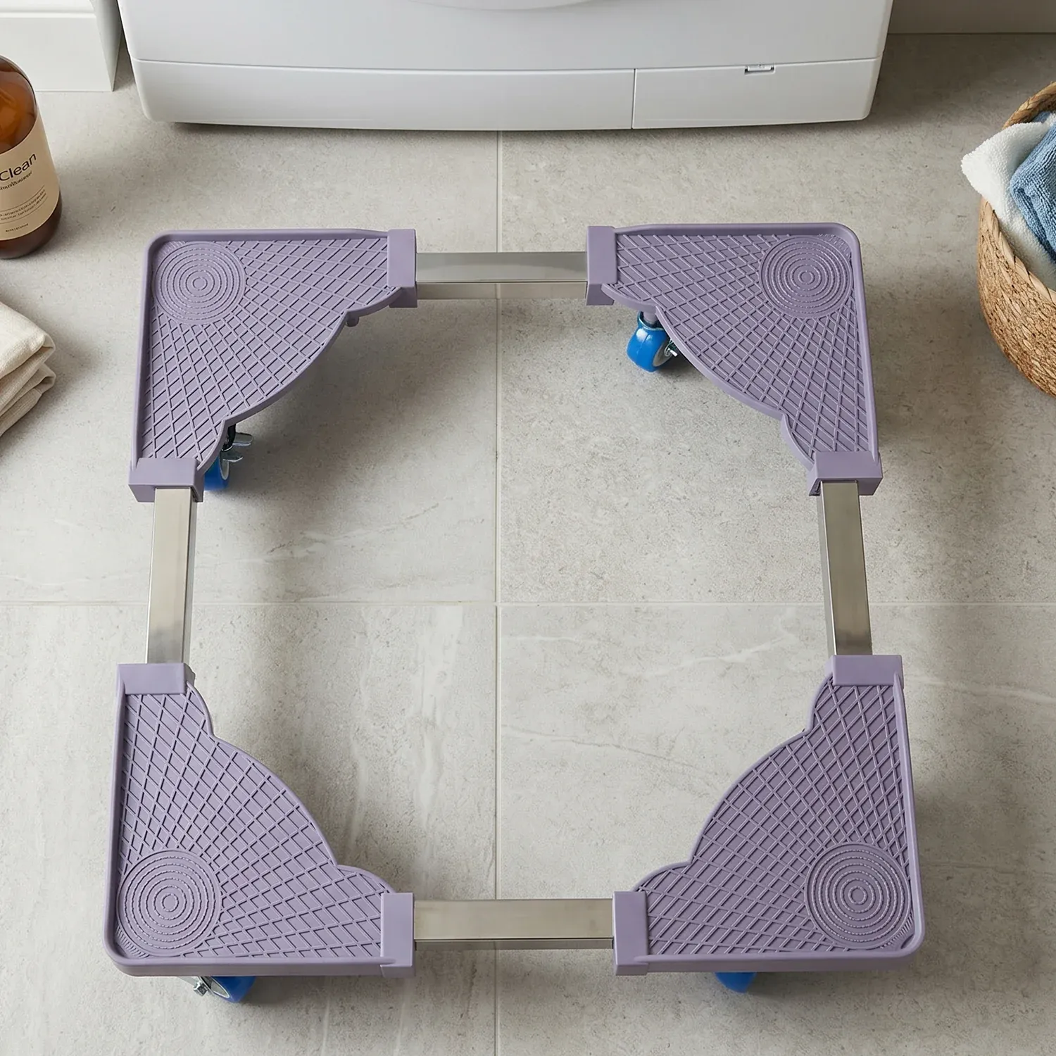 Adjustable Appliance Stand – Easy Move & Stable Support for Home Appliances - Detailed Feature View 6
