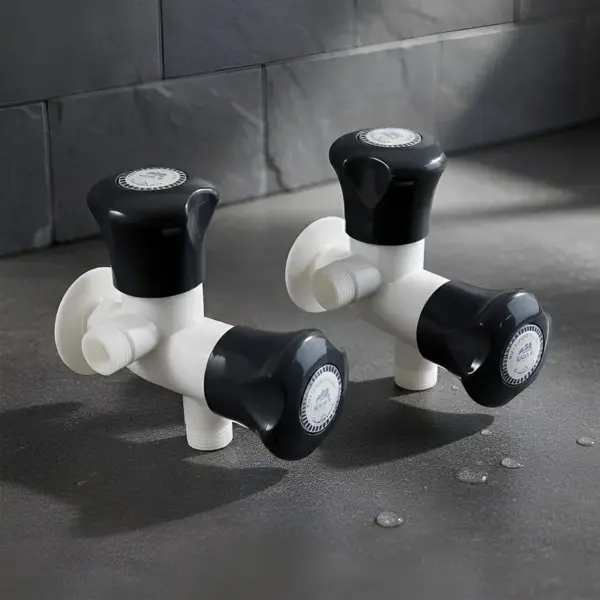 Two-Way Angle Cock Set – Premium Water Flow Control 2Pc