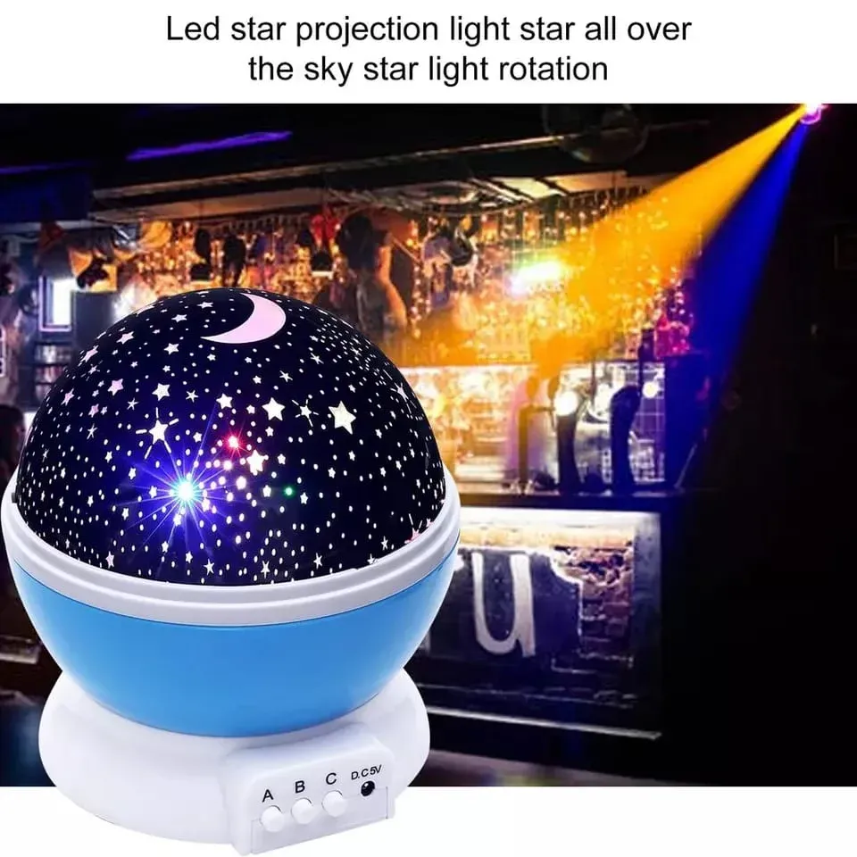 Premium Star Projector Night Lamp – Rotating Colour Change | Indo Glow - Buy Online at Alikart