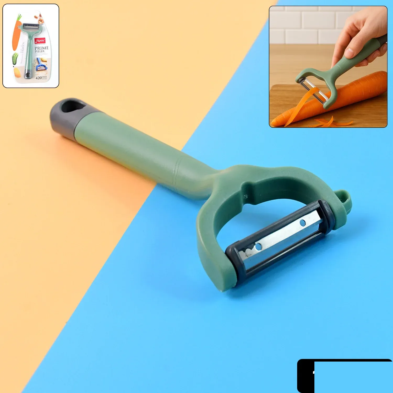 Vegetable Peeler – Premium Ergonomic Stainless Steel Blade - Detailed Feature View 1