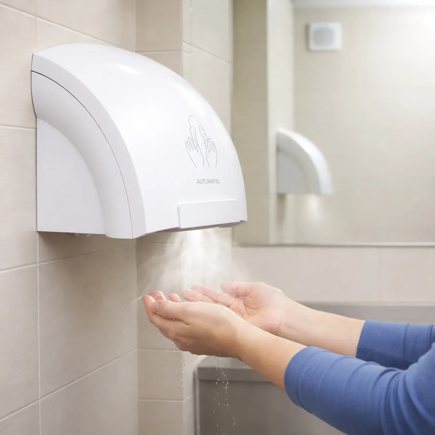 Premium Wall Mounted Automatic Sensor Hand Dryer – Hygienic & Fast Drying - Buy Online at Alikart