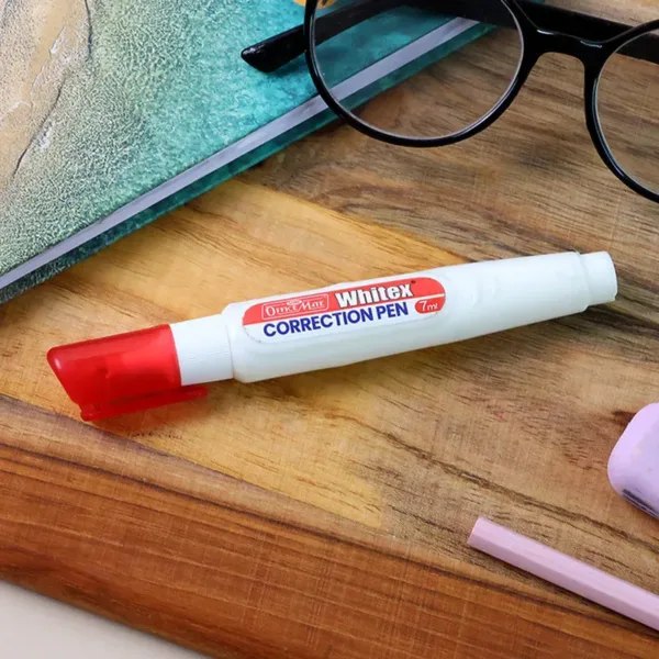 White Correction Pen – 7ml Fine Metal Tip with Quick Dry Formula