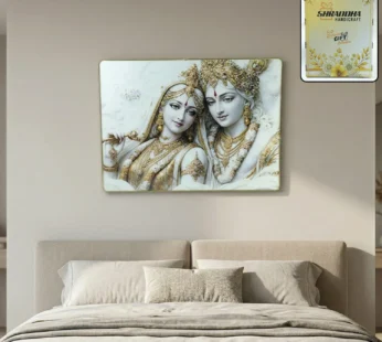Premium Radha Krishna Wall Art – Elegant Spiritual Home Decor