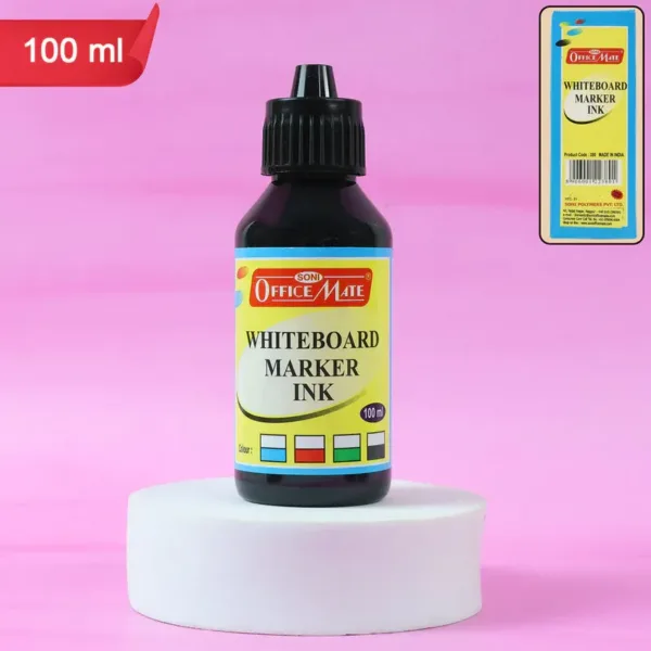 Whiteboard Marker Ink – Quick-Dry 100ml Refillable Bottle