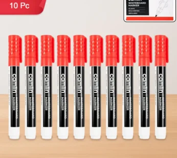 Whiteboard Marker Red – Bold, Refillable Pack of 10
