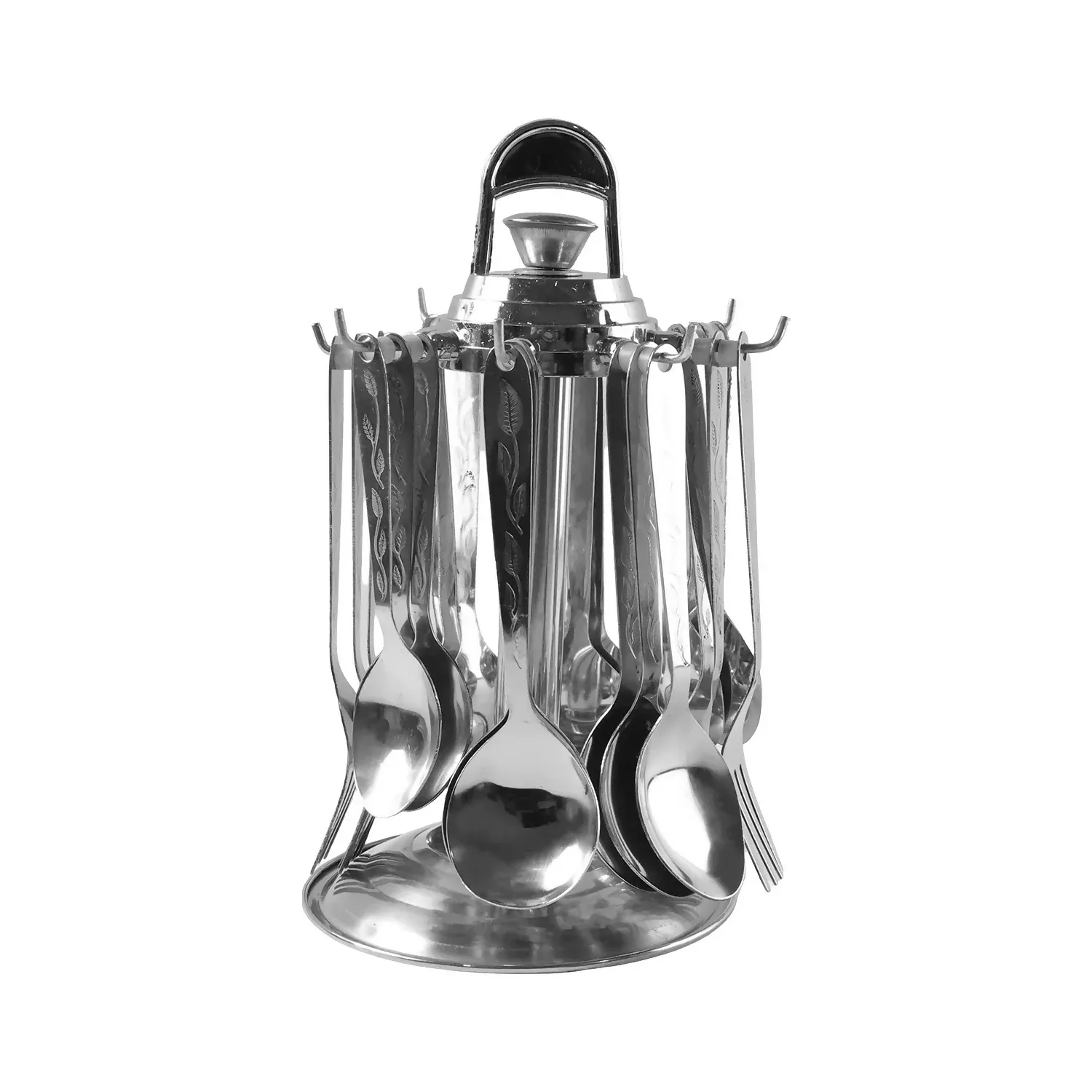 Stainless Steel Cutlery Set – Elegant 25-Piece Dining Collection - Detailed Feature View 5