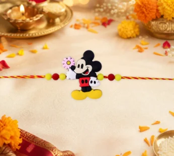 Kids Rakhi – Cute Cartoon Mouse Design for Brother