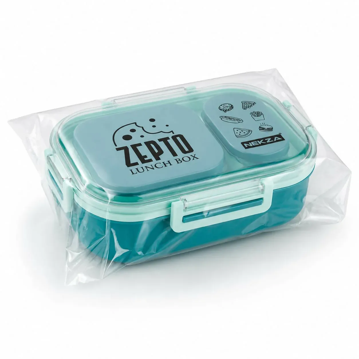Bento Lunch Box – Leak-Proof 3-Compartment Meal Container with Spoon - Detailed Feature View 7