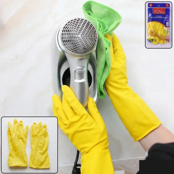 Waterproof Cleaning Rubber Gloves – Reusable & Durable for Household Tasks
