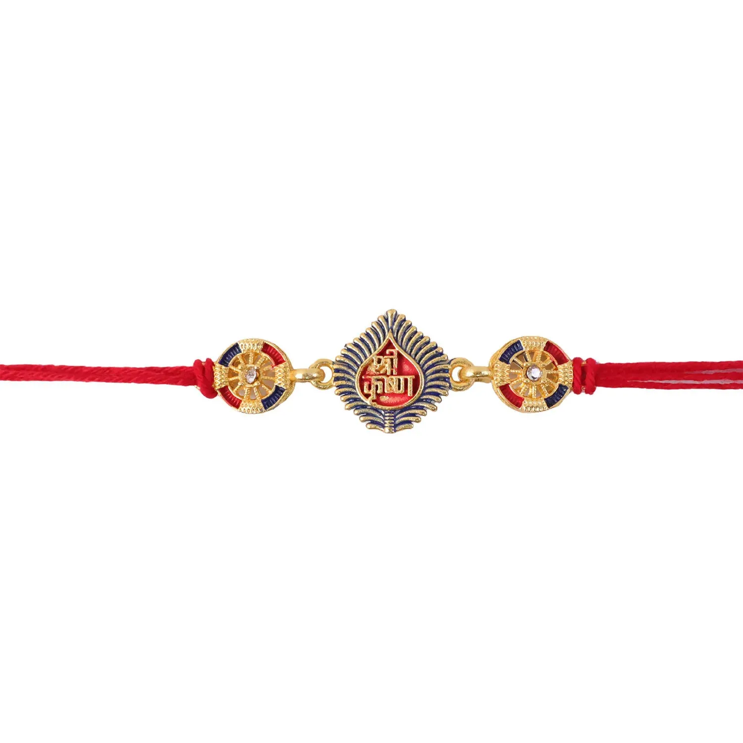 Shri Krishna Rakhi – Elegant Thread Design for Raksha Bandhan - Detailed Feature View 4