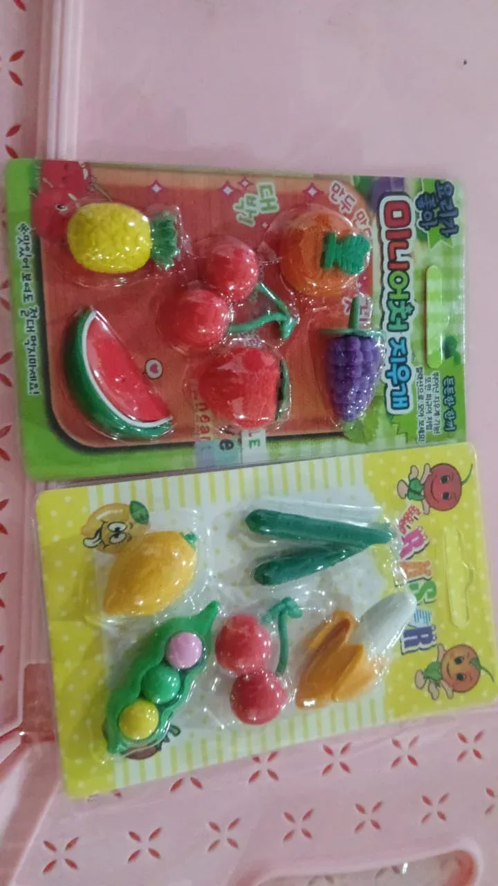 Kids Erasers Set – Colorful 3D Designs | Writezo - Detailed Feature View 9