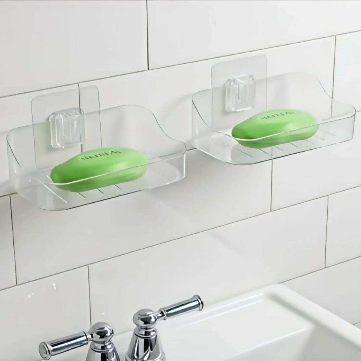 Premium Wall Mounted Soap Holder Set – Waterproof & Easy Install - Buy Online at Alikart
