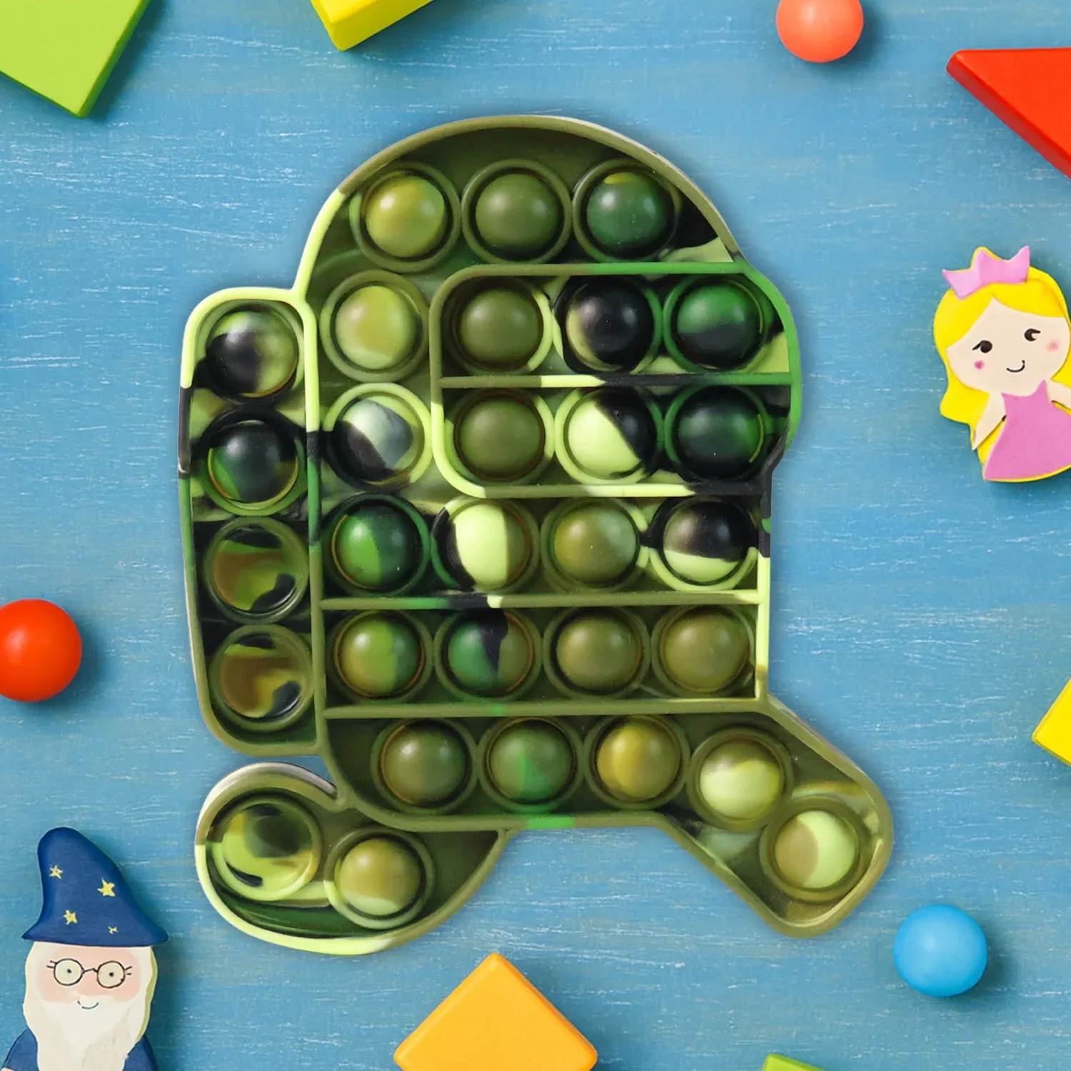 Silicone Pop It Fidget Toy – Durable Stress Relief Play - Detailed Feature View 2