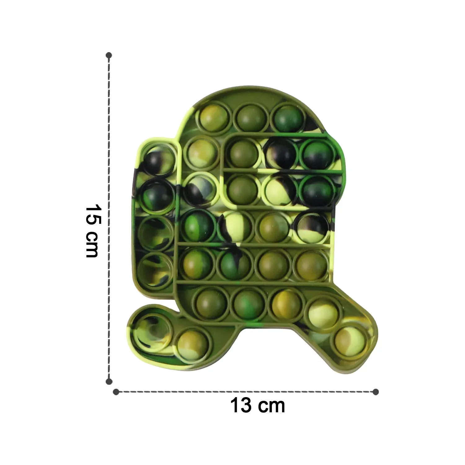 Silicone Pop It Fidget Toy – Durable Stress Relief Play - Detailed Feature View 5