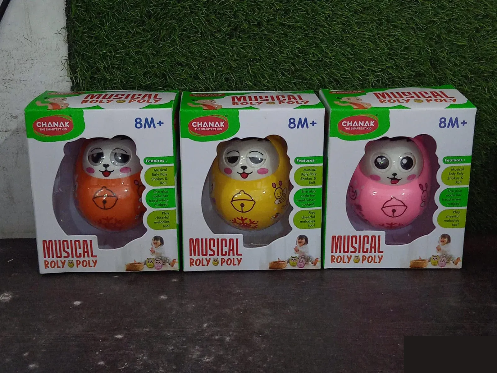 Musical Roly Poly Toy – Wobbling Doll for Babies | Aditi - Detailed Feature View 6